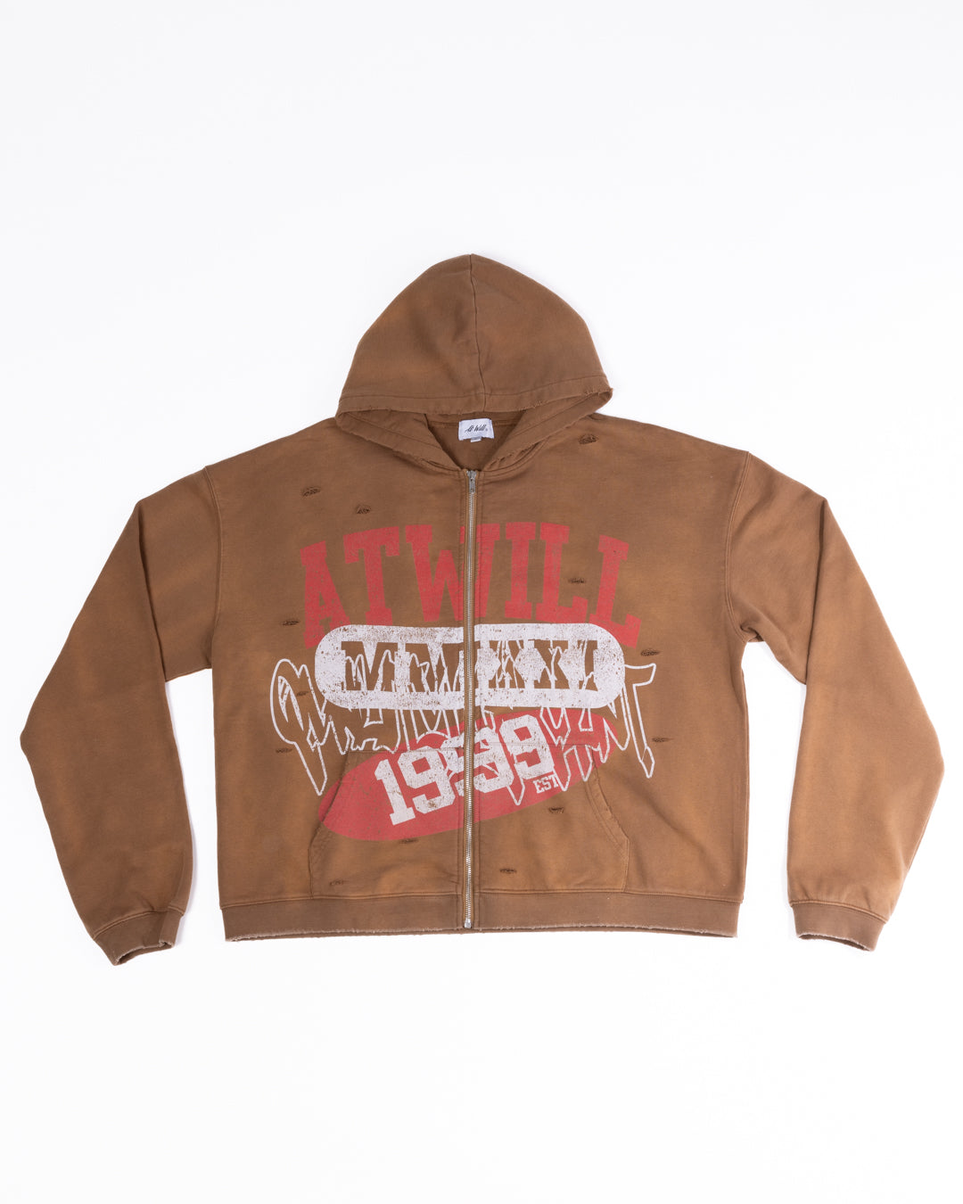 Brown Vintage Hoodie