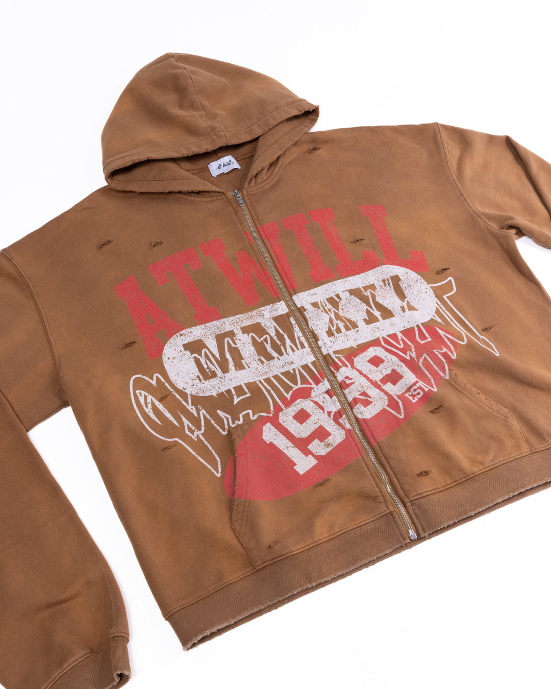 Brown Vintage Hoodie
